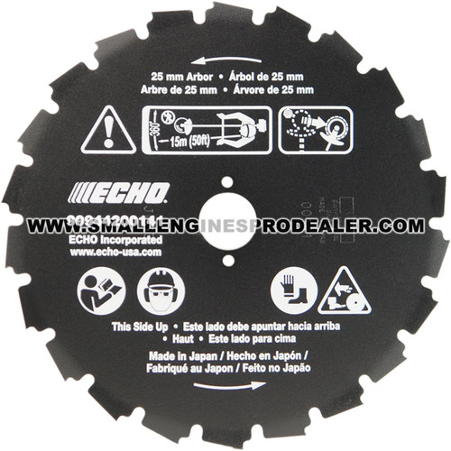 ECHO 99944200141 - 22-TOOTH CLEARING SAW BLADE 8" DIAMETER 25MM ARBOR-image1