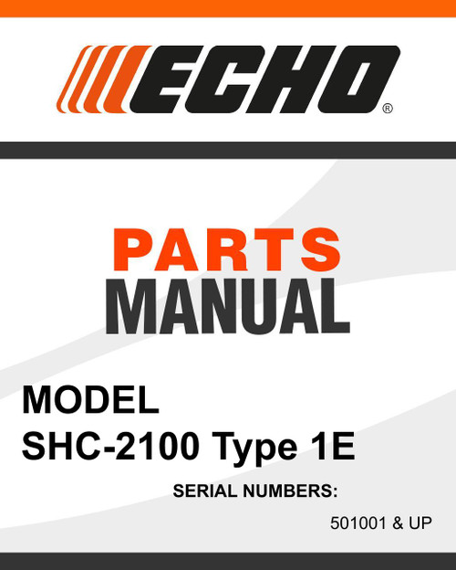 Echo-SHC-2100 Type 1E-owners-manual