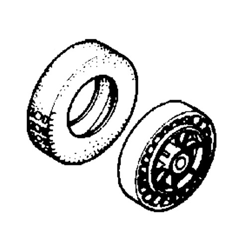 Honda Engines part 42800-730-000 - Wheel Assembly - Original OEM  ** SUPERSEDED TO 42800-730-010 **