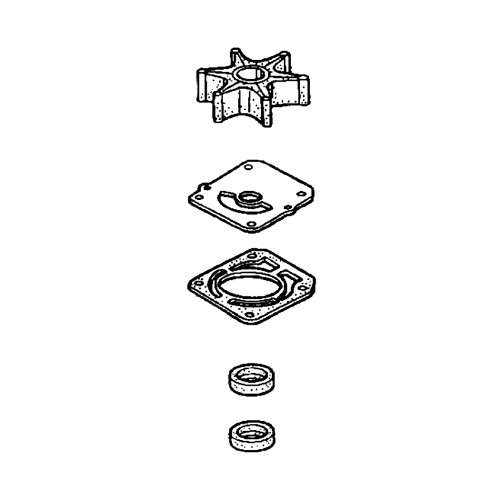 Honda Engines part 06192-ZW1-B00 - Impeller Kit - Original OEM  ** SUPERSEDED TO 06192-ZW1-B04 **