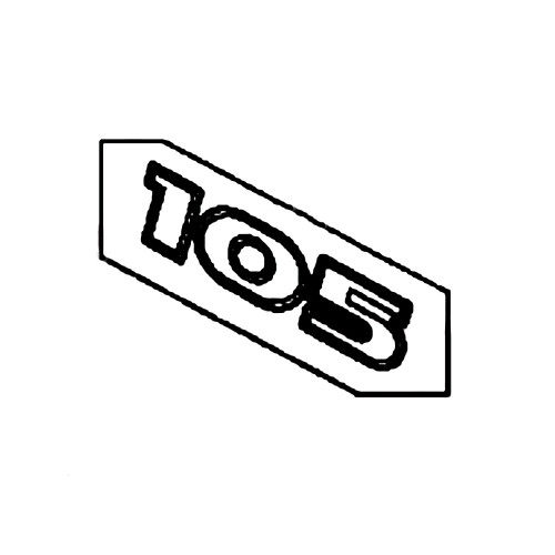 Honda Engines part 87301-ZY6-J00 - Mark Fr (105) - Original OEM