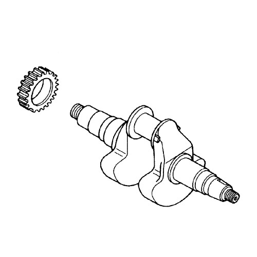 Honda Engines part 13310-887-U20 - Crankshaft - Original OEM Honda Engines part 13310-887-U20 - Crankshaft - Original OEM