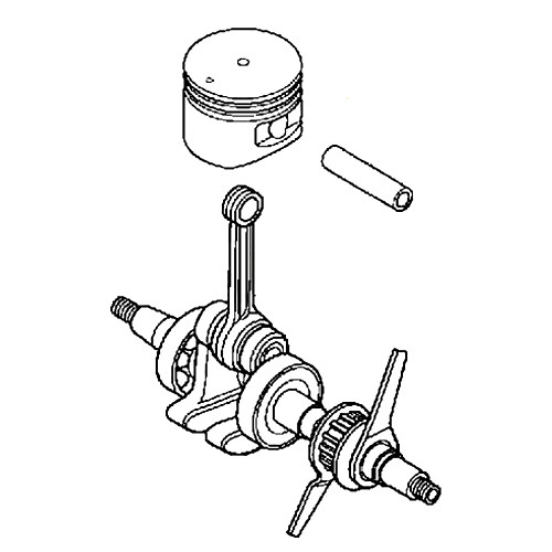 Honda Engines part 13310-Z3E-900 - Crankshaft - Original OEM