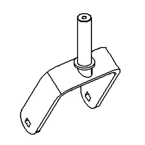 Husqvarna 510186508 - Yoke Caster Assembly Snapper Red X6 - Original OEM part