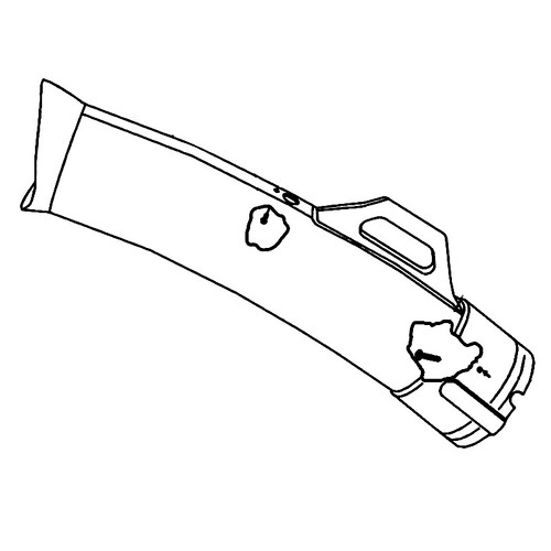 Husqvarna 586615901 - Chute Upper - Original OEM part