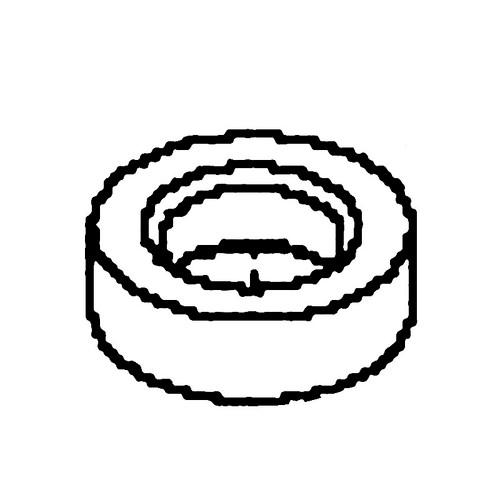 Husqvarna 590680602 - Spacer Engine Pulley Clear Zinc - Original OEM part