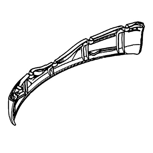 Husqvarna 591467401 - Bumper Front Head 2K P25 - Original OEM part