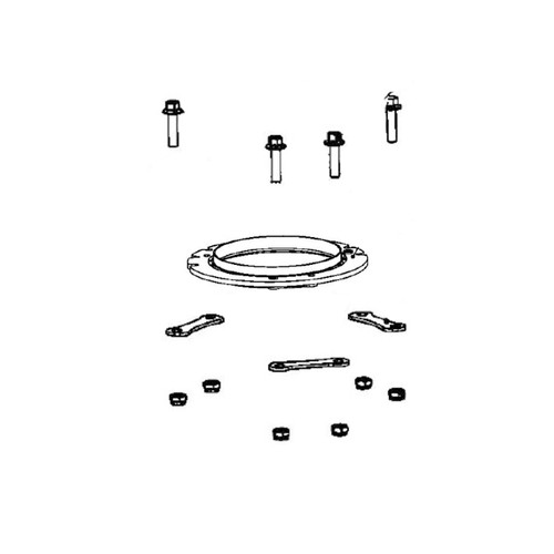 HUSQVARNA Service Kit Chute Ring And Har 596017801 Image 1