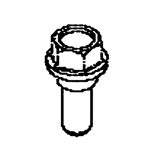 Husqvarna 597001301 - Bolt Hhfs.5/16X7/8.Gr5.Black Zn - Original OEM part Husqvarna 597001301 - Bolt Hhfs.5/16X7/8.Gr5.Black Zn - Original OEM part