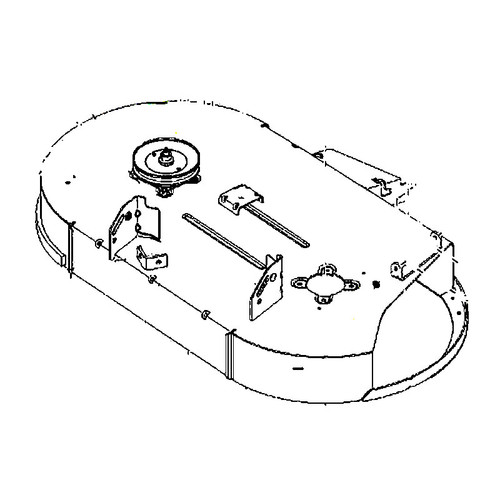 Husqvarna 597134501 - Service Deck - Original OEM part Husqvarna 597134501 - Service Deck - Original OEM part