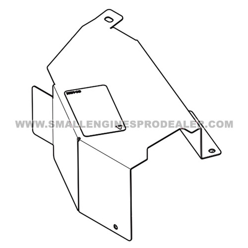 HUSTLER 555648 - 52 BELT COVER - Image 2