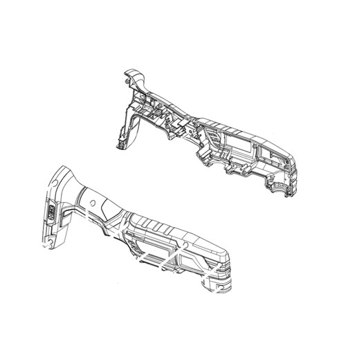 RYOBI/RIDGID 204718002 - HOUSING ASSEMBLY \ 010910004 \ P3 (Original OEM part) RYOBI/RIDGID 204718002 - HOUSING ASSEMBLY \ 010910004 \ P3 (Original OEM part)