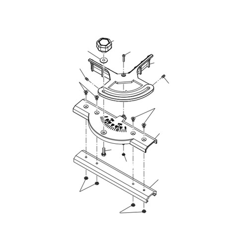 RYOBI/RIDGID 089041047710 - ASSEMBLY MITER GAUGE (Original OEM part)