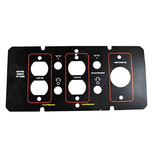 940780039 - LABEL POWER OUTLET NEUTRAL BON (HOMELITE ORIGINAL OEM)