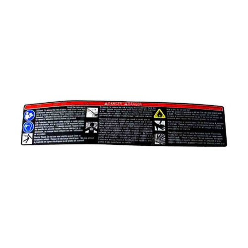 940851343 - LABEL DANGER - Part # LABEL DANGER (HOMELITE ORIGINAL OEM)