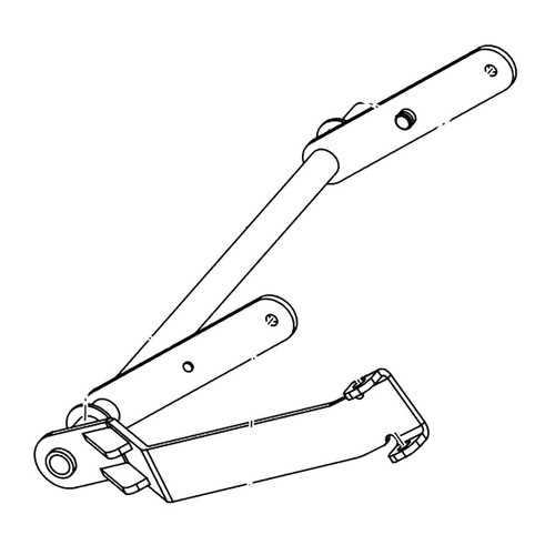 997016001 - DECK LIFT LINKAGE AND AXLE ASS - Part # DECK LIFT LINKAGE AND AXLE ASS (HOMELITE ORIGINAL OEM)