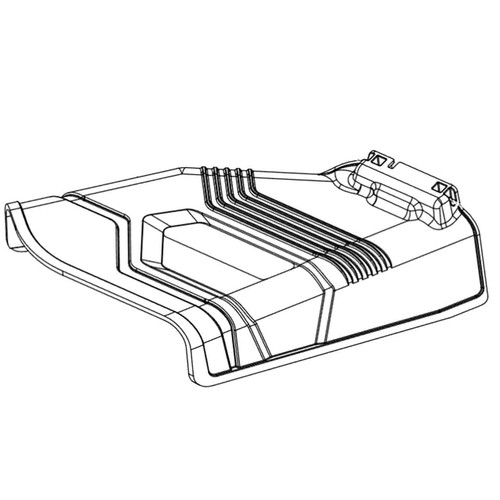 997060001 - SIDE DISCHARGE CHUTE 42IN DECK - Part # SIDE DISCHARGE CHUTE 42IN DECK (HOMELITE ORIGINAL OEM)