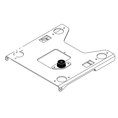 Scag SEAT PLATE LOWER W/DECAL 463225 - Image 1