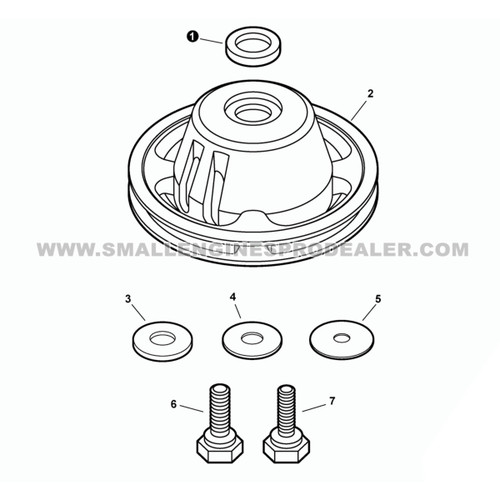 SHINDAIWA Heavy Duty Fixed Line Head - Bulk Pack 80786 - Diagram