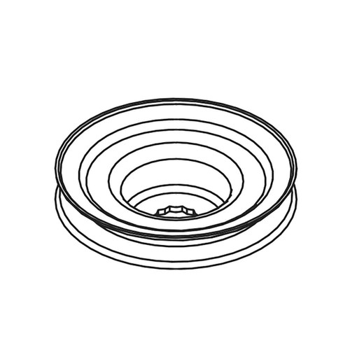 HUSTLER 608213 - V PULLEY DRIVE 4.50 IN EFF - HUSTLER MOWERS 608213