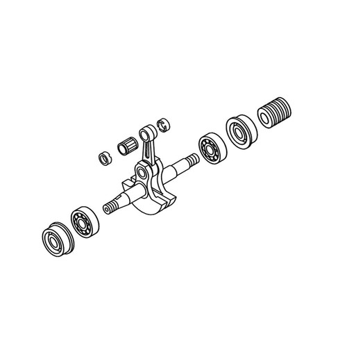 ECHO P021013621 - ASSEMBLY, CRANKSHAFT - Authentic OEM part