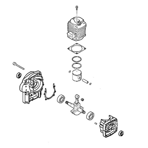 ECHO SHORT BLOCK PB-403 TO PB-460 SB1077 - Image 1