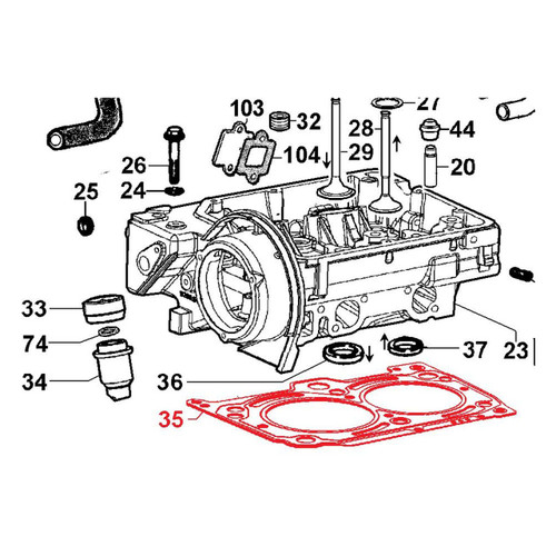 KOHLER ED0047310580-S - cylinder head gasket 1-image5