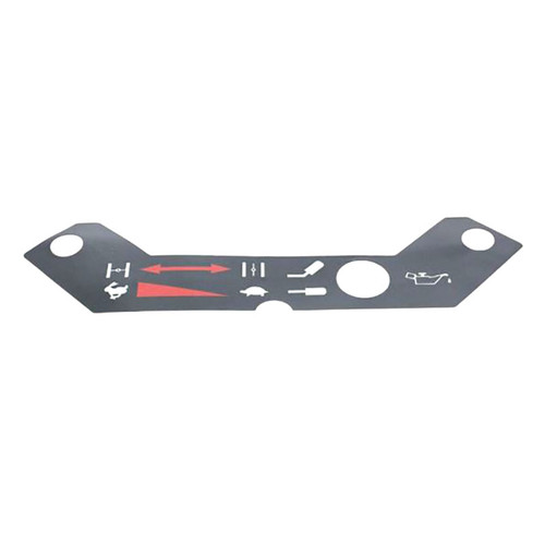 KOHLER 24 113 91-S - DECAL; CONTROL PANEL (Authentic OEM Part)
