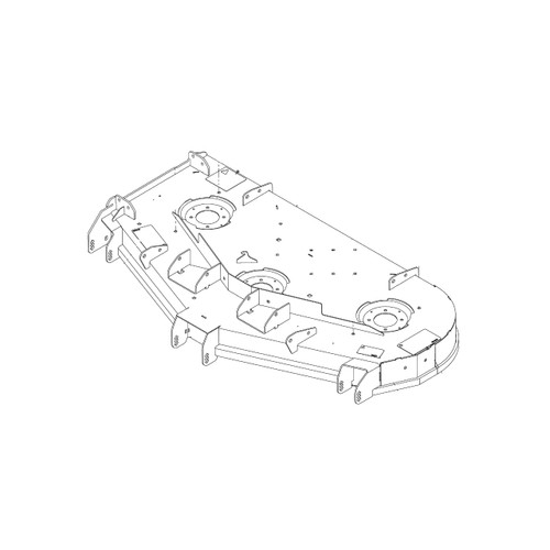 HUSTLER 556085 - SERVICE DECK DECAL - HUSTLER MOWERS 556085