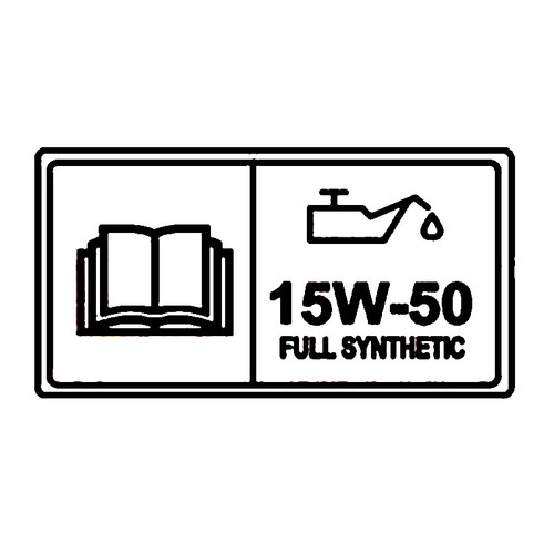 Husqvarna 585302001 - Decal Deck.6Mil Deflector/Warning E/F - Original OEM part