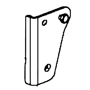 Husqvarna 592878402 - Bracket 48 Cc Mz Right Hand Front - Original OEM part