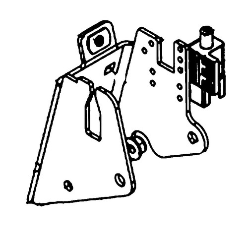Husqvarna 596885406 - Bracket Control Pivot Right Hand Black - Original OEM part