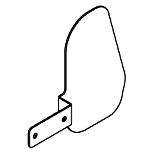 HUSTLER 128368-6 - RIGHT HAND FUEL TANK SHIELD - HUSTLER MOWERS 128368-6