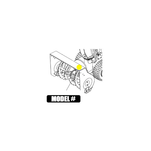 BRIGGS & STRATTON part 1754882YP - DECAL HOUSING - (OEM part)