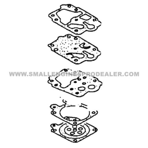 Shindaiwa 99909-103 - Gasket/Diaphragm Kit Walbro - Image 2