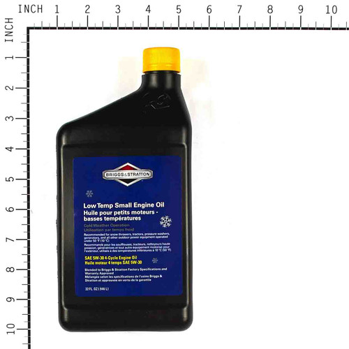 BRIGGS & STRATTON part 100030C - 32OZ 5W30 4 CYCLE OIL (PK/12) (OEM part)