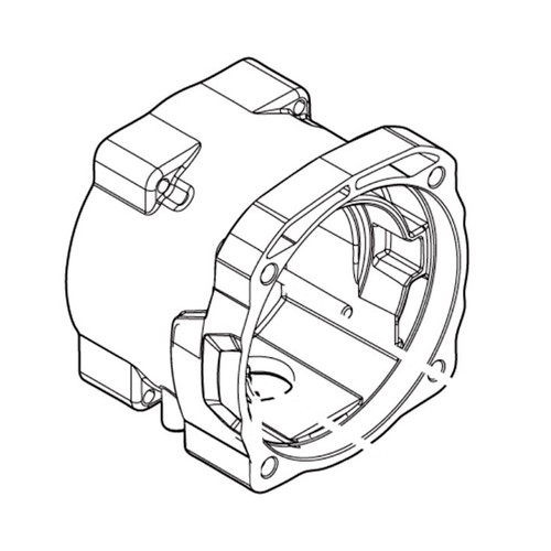 MAKITA 127809-6 - GEAR CASE COMPLETE GAD01 - Authentic OEM part