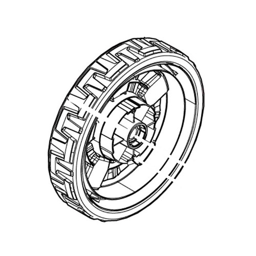 MAKITA 141F63-4 - TIRE 230 COMPLETE XML11 - Authentic OEM part