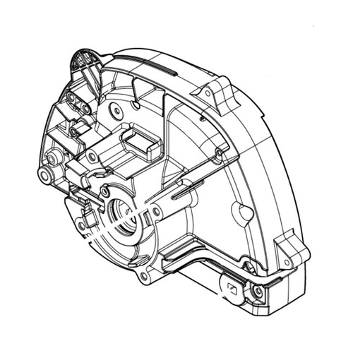 MAKITA 141H36-9 - GEAR HOUSING COMPLETE GSC01 - Authentic OEM part