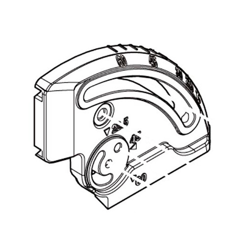 MAKITA 319865-2 - FRONT ANGULAR PLATE XSH10 - Authentic OEM part