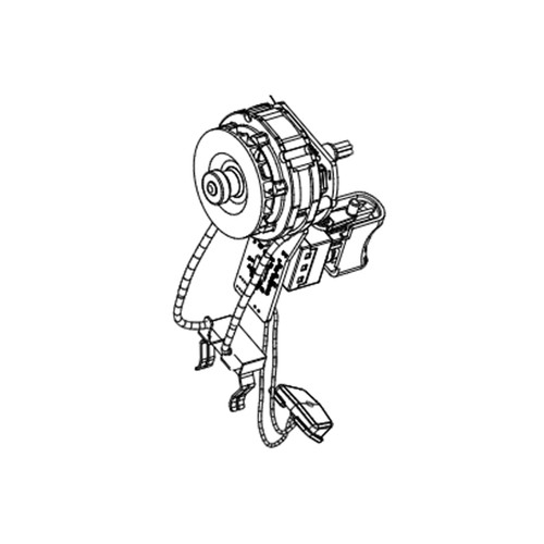 RYOBI/RIDGID 206134003 - ASSEMBLY MOTOR AND CIRCUIT BOARD (Original OEM part)