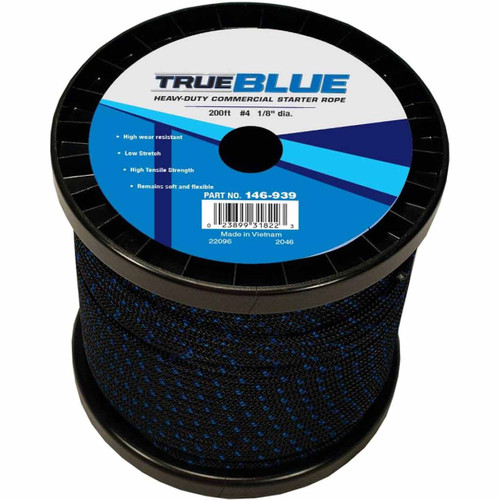 Stens 146939 200' STARTER ROPE #4 SOLID BRAID