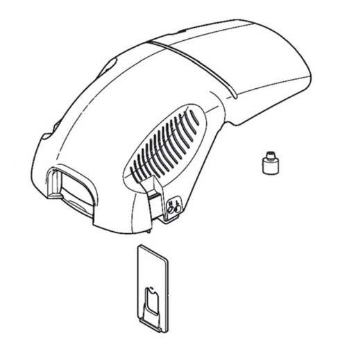 MAKITA 181-118-242 - HOOD CPL. BLACK, EA5000- Authentic OEM part