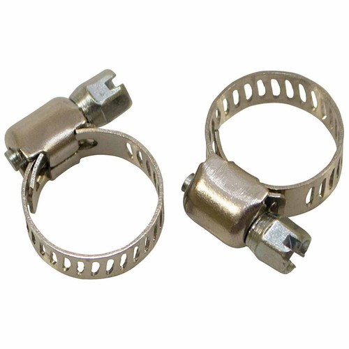 Stens 120140 HOSE CLAMP FITS 1/4 THRU 1/2 OD HOSE PACK OF 2