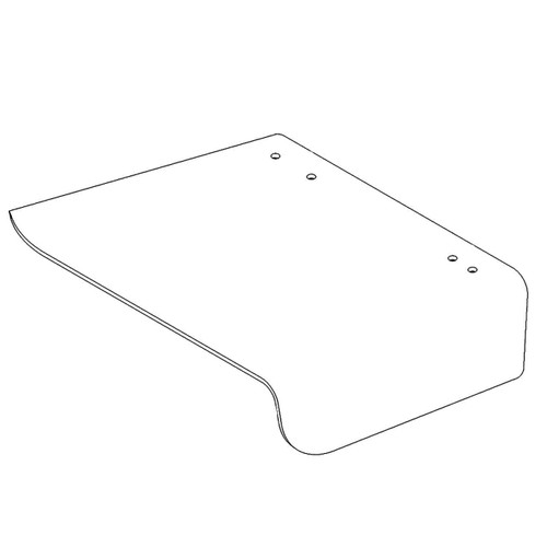 110-0759 - DEFLECTOR-RUBBER - (TORO ORIGINAL OEM) - Image 1