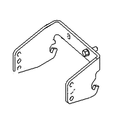 114-5208-01 - BRACKET-WHEEL CENTER - (TORO ORIGINAL OEM) - Image 1