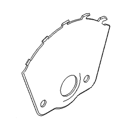 115-1956-05 - PLATE-HOC FRONT FSVQ - (TORO ORIGINAL OEM) - Image 1