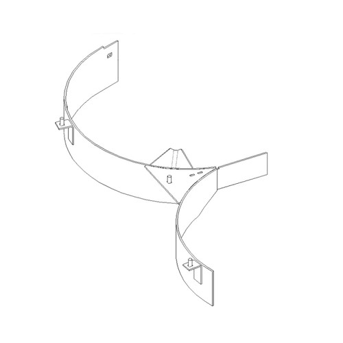 115-9686-03 - BAFFLE-RECYCLER RH - (TORO ORIGINAL OEM)