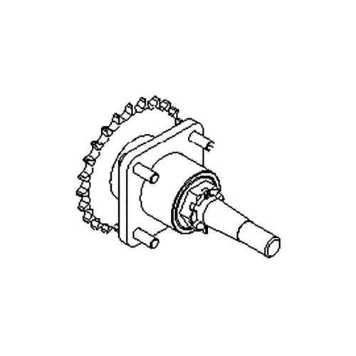 116-9545 - AXLE AND BEARING ASM - (TORO ORIGINAL OEM)