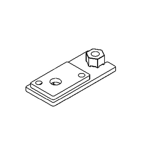126-8665 - CASTER WEIGHT BRACKET ASM - (TORO ORIGINAL OEM) 126-8665 - CASTER WEIGHT BRACKET ASM - (TORO ORIGINAL OEM)
